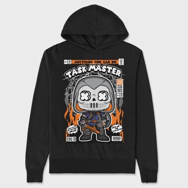 Taskmaster Skull Fire, Hanorac Oversize Barbati (Unisex)