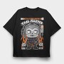 Taskmaster Skull Fire, Tricou Oversize Barbati (Unisex)
