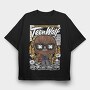 Teen Wolf Horror Comic, Tricou Oversize Barbati (Unisex)