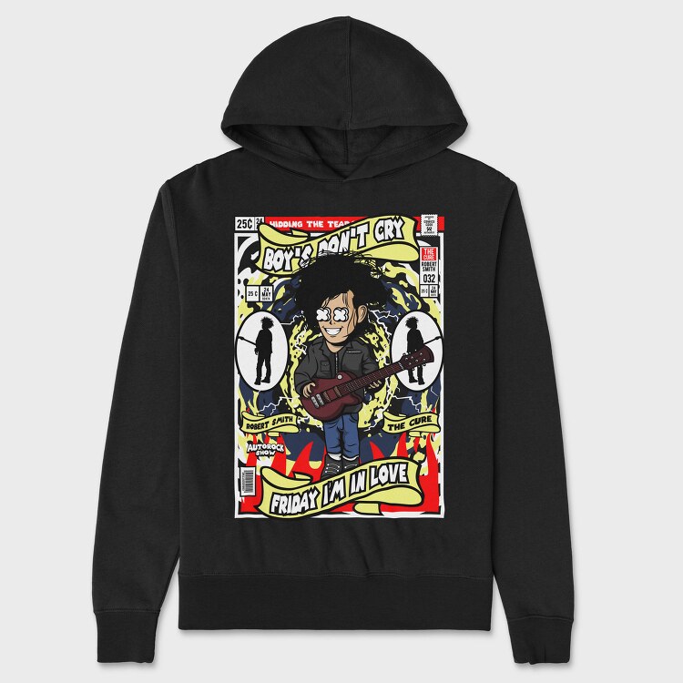 The Cure Rockstar, Hanorac Oversize Barbati (Unisex)