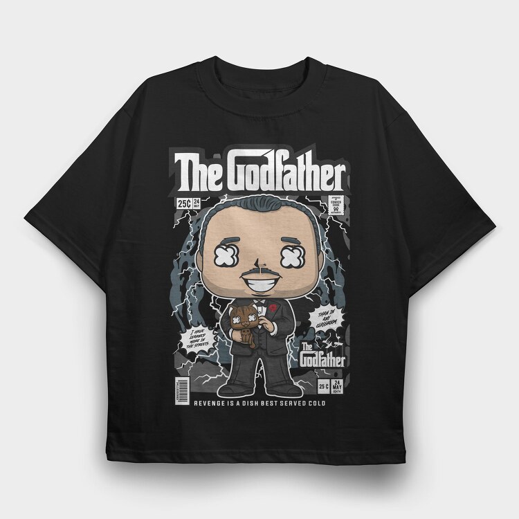 The Godfather Pop Art, Tricou Oversize Barbati (Unisex)