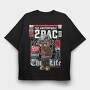 Tupac Legacy Streetwear, Tricou Oversize Barbati (Unisex)