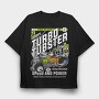 Turbo Tubster Speed, Tricou Oversize Barbati (Unisex)