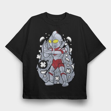 Ultraman Comic Burst, Tricou Oversize Barbati (Unisex)