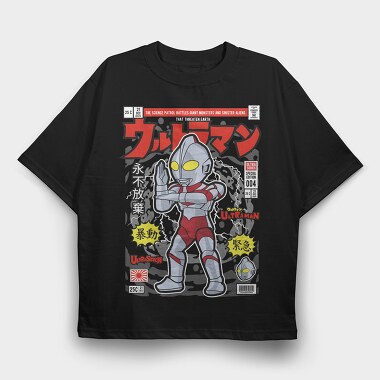 Ultraman Comic Drop, Tricou Oversize Barbati (Unisex)