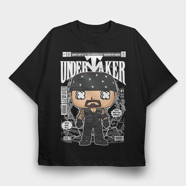 Undertaker Chaos Pop, Tricou Oversize Barbati (Unisex)