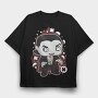 Vampire King Chibi, Tricou Oversize Barbati (Unisex)