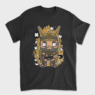 Viking Warrior Crown, Tricou Barbati (Unisex)