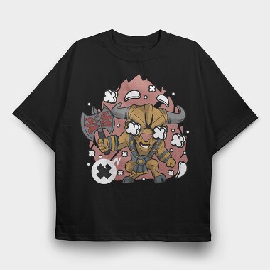 Viking Warrior Roar, Tricou Oversize Barbati (Unisex)