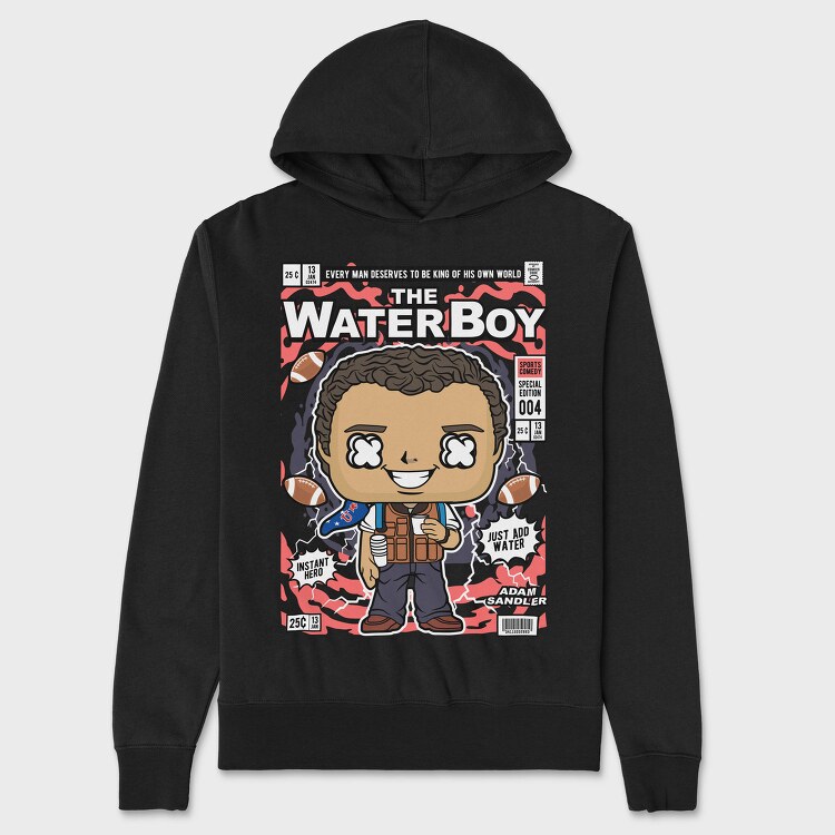 Waterboy Comic Vibes, Hanorac Oversize Barbati (Unisex)