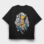 Wolverine Thunder Strike, Tricou Oversize Barbati (Unisex)