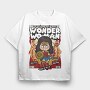 Wonder Woman Chibi, Tricou Oversize Barbati (Unisex)