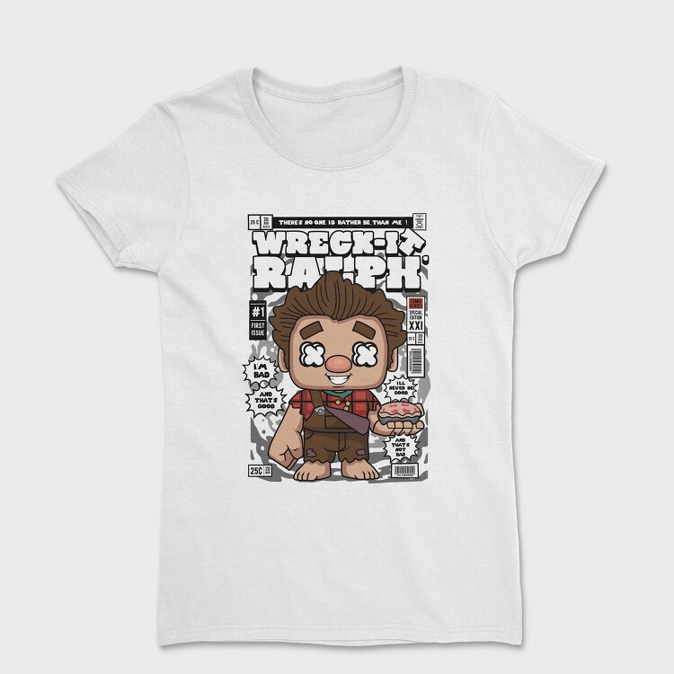 Wreck It Ralph Pie, Tricou Femei