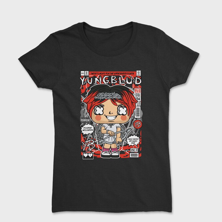 Yungblud Comic Pop Art, Tricou Femei