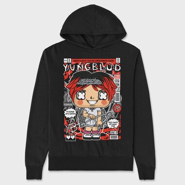 Yungblud Comic Pop Art, Hanorac Oversize Barbati (Unisex)