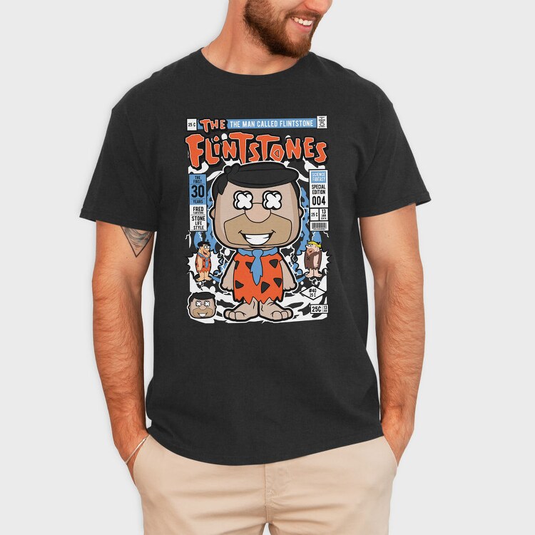 Flintstones Comic Revival, Tricou Barbati (Unisex)