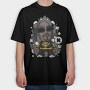Cool Monkey Smoke, Tricou Oversize Barbati (Unisex)
