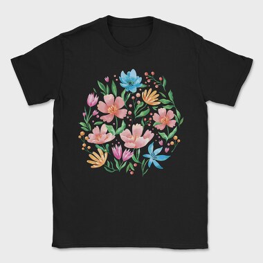 Wild Flowers, Tricou Barbati (Unisex)