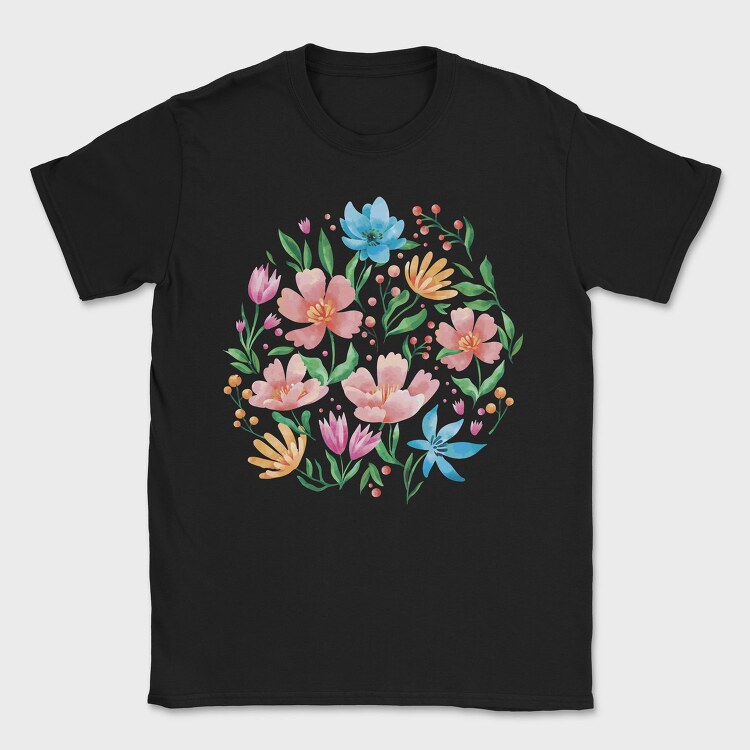 Wild Flowers, Tricou Barbati (Unisex)