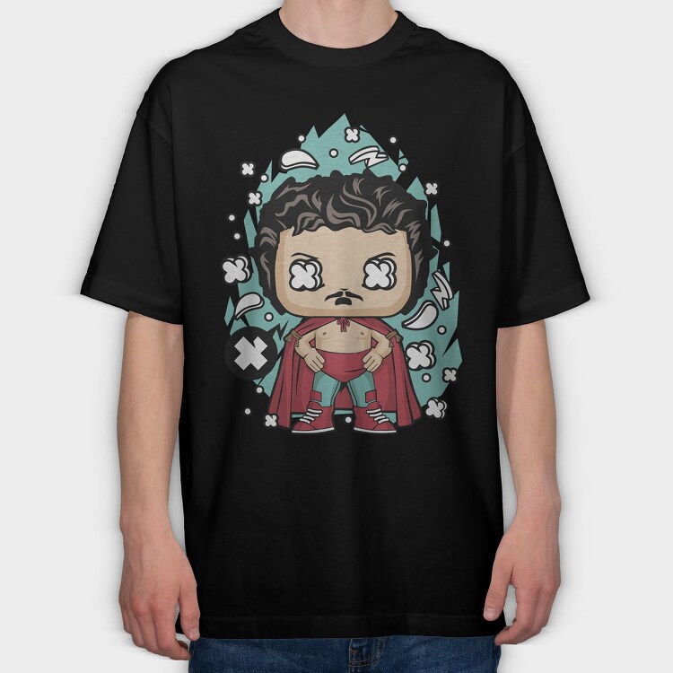 Superhero Pop Art, Tricou Oversize Barbati (Unisex)