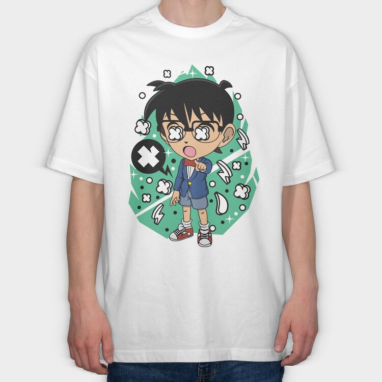 Nerd Chic Pop, Tricou Oversize Barbati (Unisex)