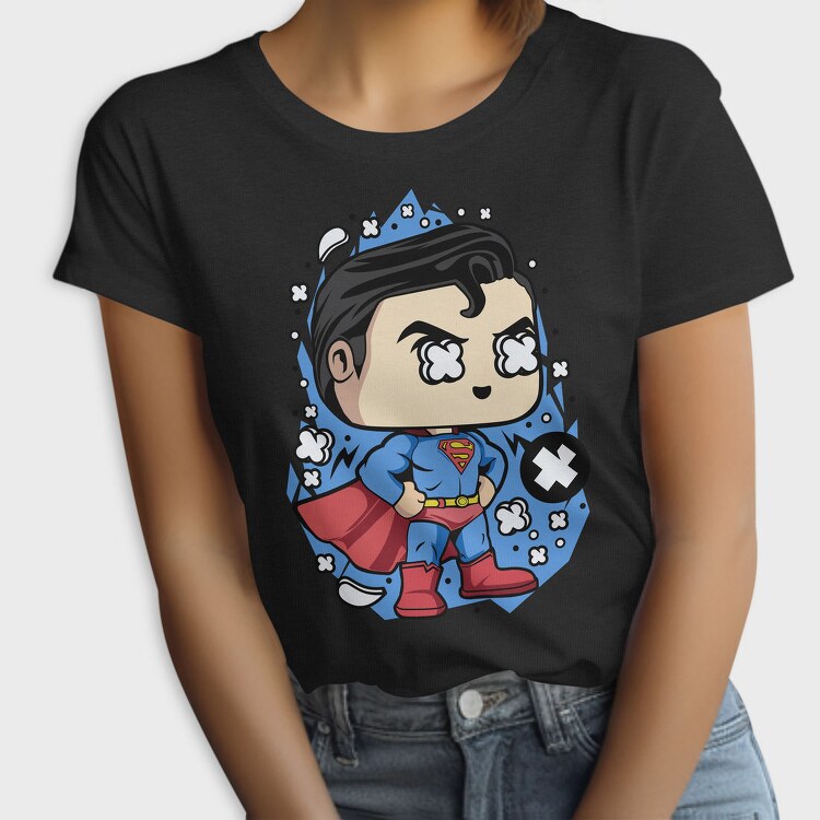 Superman Chibi Burst, Tricou Femei