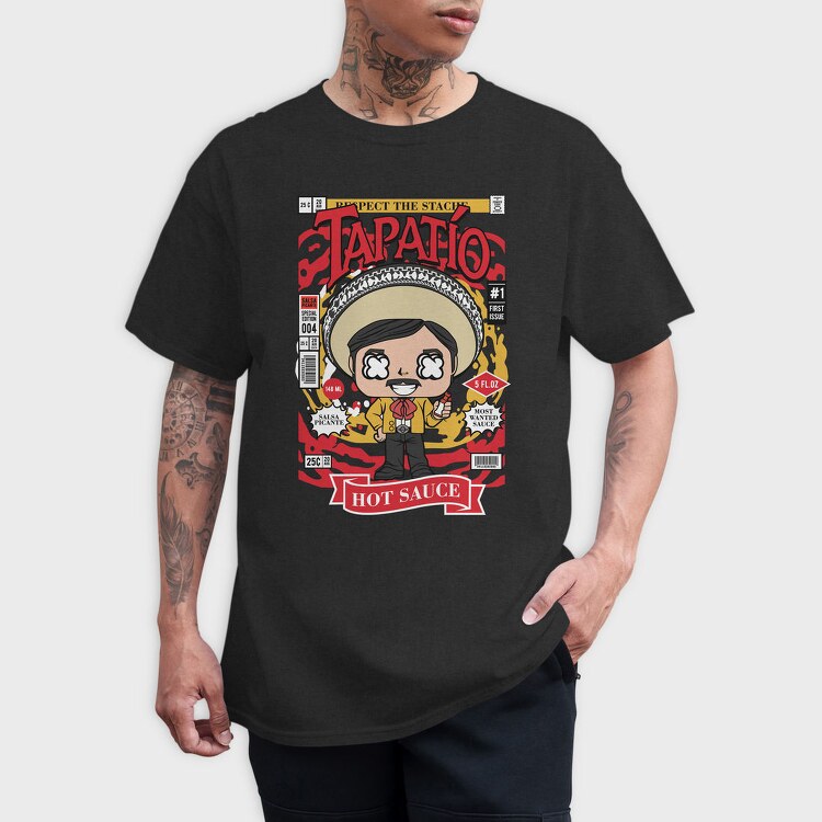 Tapatio Sauce Sombrero, Tricou Barbati (Unisex)