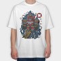 Cyber Samurai, Tricou Oversize Barbati (Unisex)
