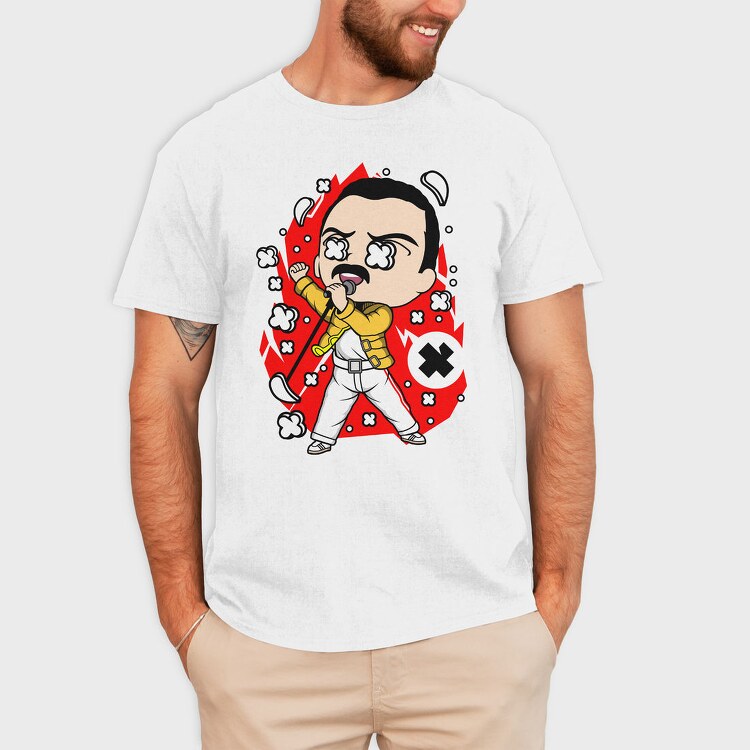 Freddies Rock Star, Tricou Barbati (Unisex)