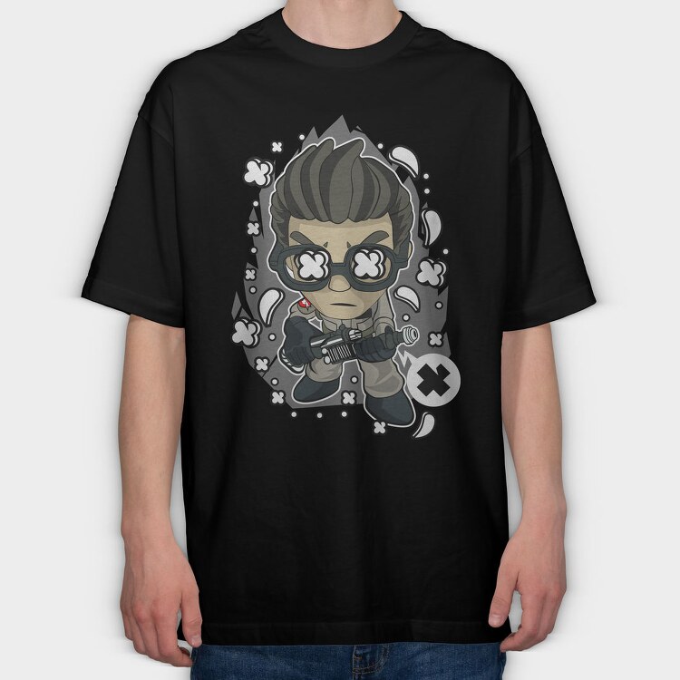 Cyberpunk Aviator, Tricou Oversize Barbati (Unisex)