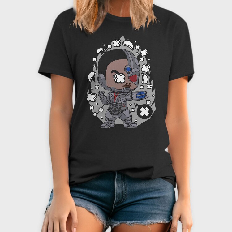 Cyberpunk Chibi, Tricou Barbati (Unisex)