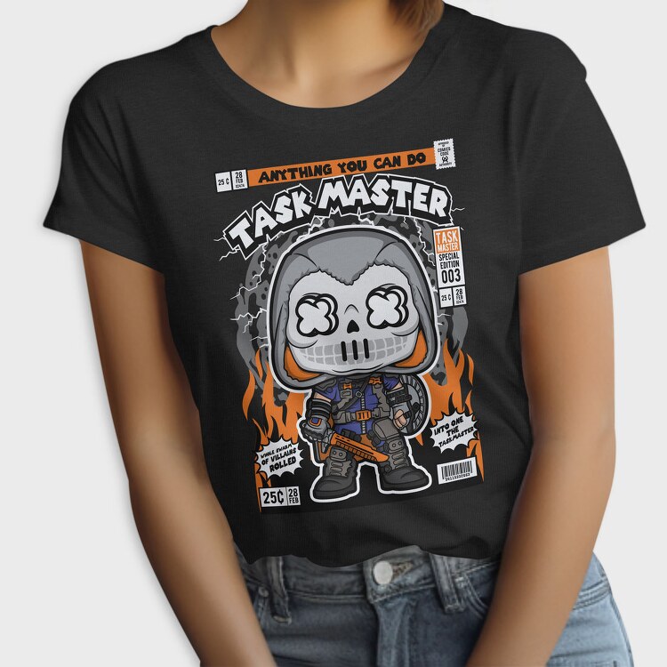 Taskmaster Skull Fire, Tricou Femei