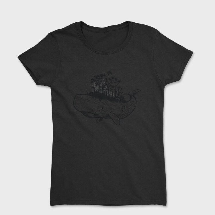 Whale and Tree, Tricou Femei