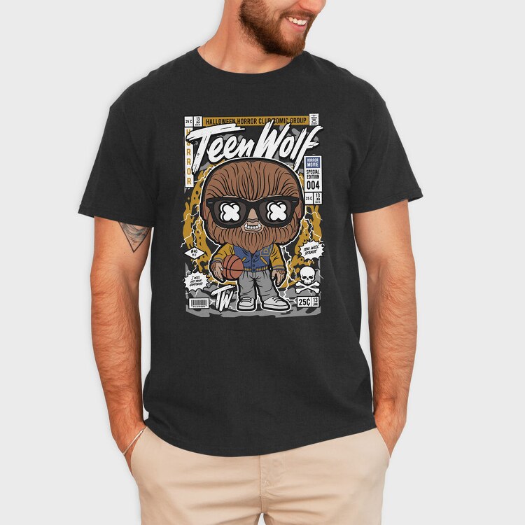 Teen Wolf Horror Comic, Tricou Barbati (Unisex)