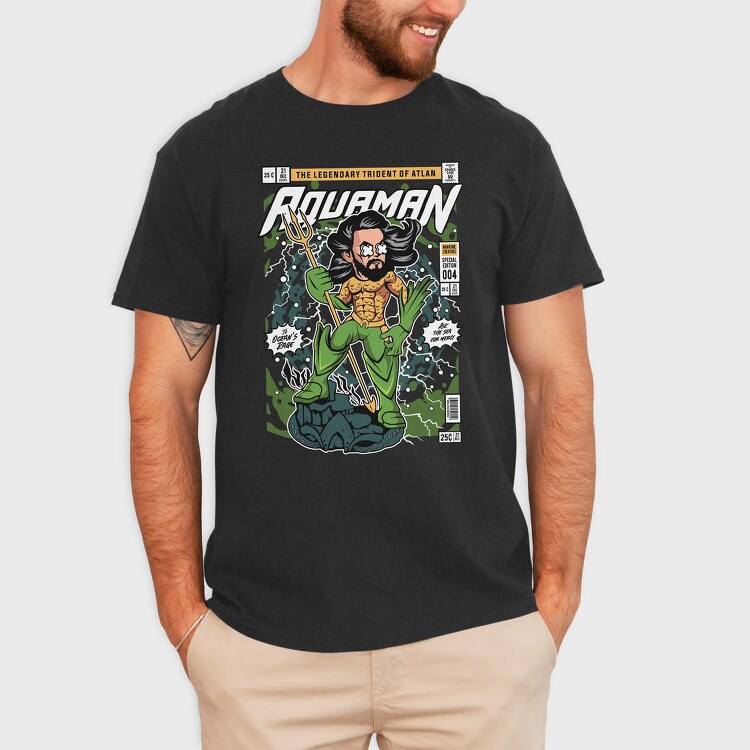 Aquamans Trident, Tricou Barbati (Unisex)