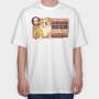 Beer & Bulldog, Tricou Oversize Barbati (Unisex)