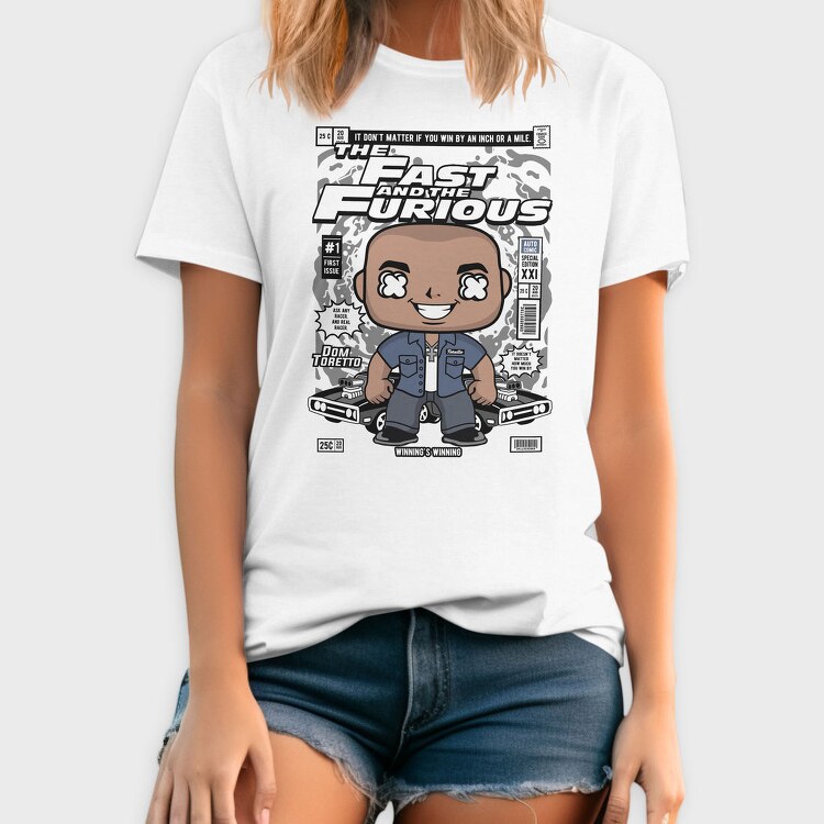 Furious Racer Pop Art, Tricou Barbati (Unisex)