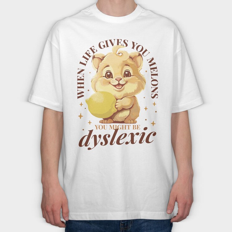 When Life Gives You Melons, Tricou Oversize Barbati (Unisex)