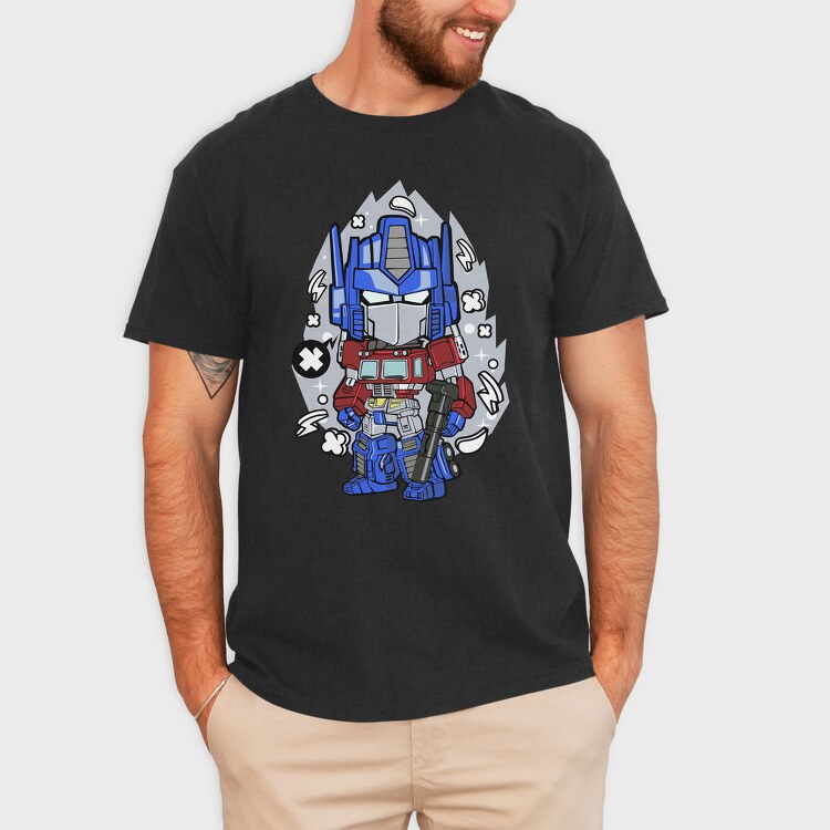 Optimus Prime Burst, Tricou Barbati (Unisex)
