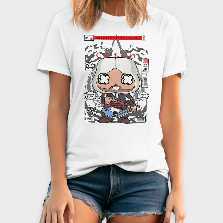 Assassins Creed Pop Art, Tricou Barbati (Unisex)