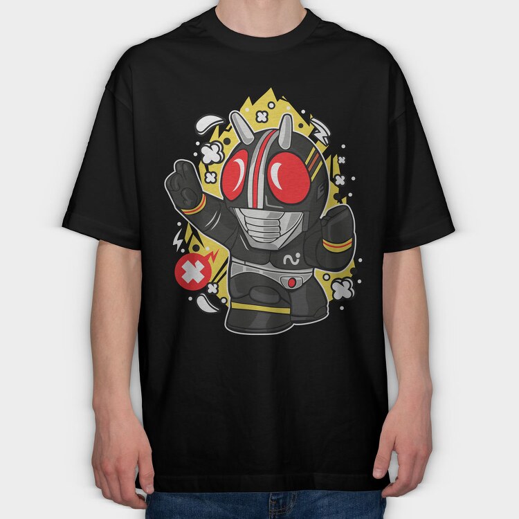 Kamen Rider X, Tricou Oversize Barbati (Unisex)