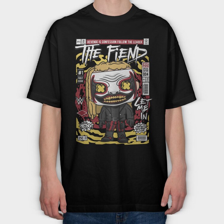 The Fiends Revenge, Tricou Oversize Barbati (Unisex)