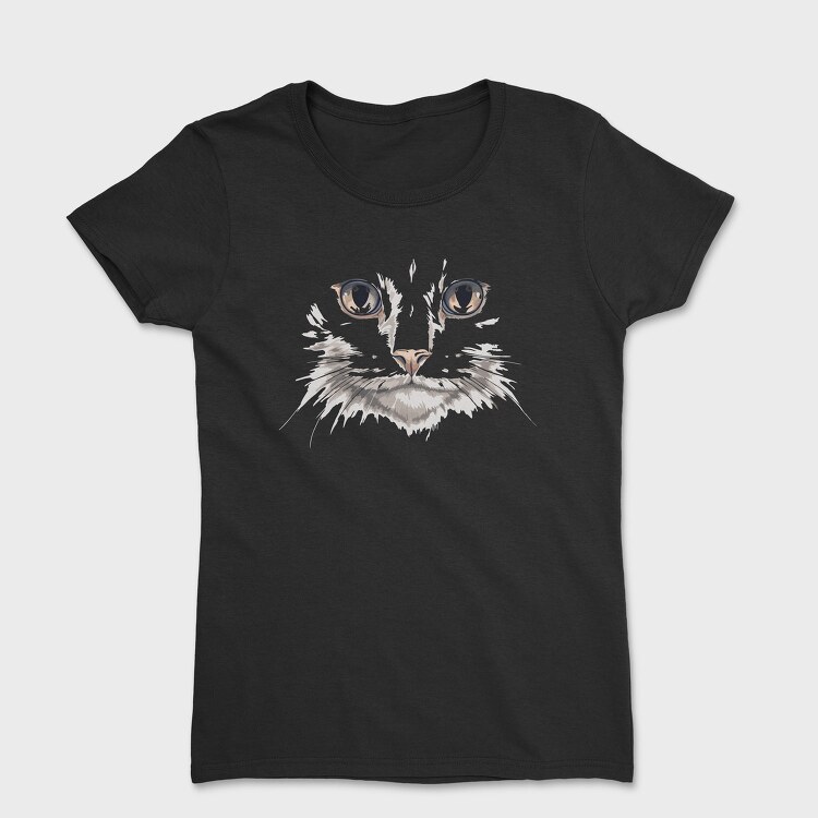 White Cat Portrait, Tricou Femei
