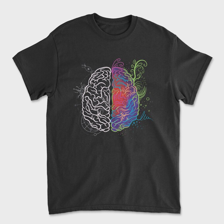 Brain Leftand Right, Tricou Barbati (Unisex)