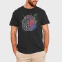 Brain Leftand Right, Tricou Barbati (Unisex)