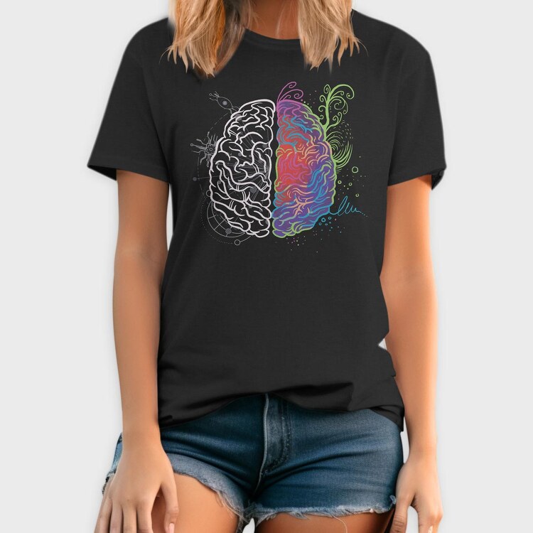 Brain Leftand Right, Tricou Barbati (Unisex)
