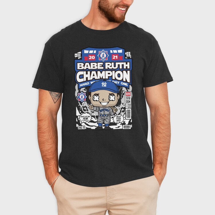 Babe Ruth Champion, Tricou Barbati (Unisex)