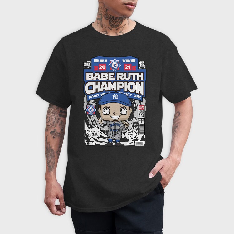 Babe Ruth Champion, Tricou Barbati (Unisex)