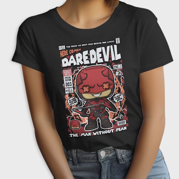 Daredevil Comic Chibi, Tricou Femei