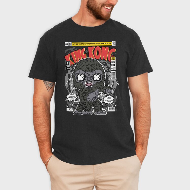 King Kong Roar, Tricou Barbati (Unisex)